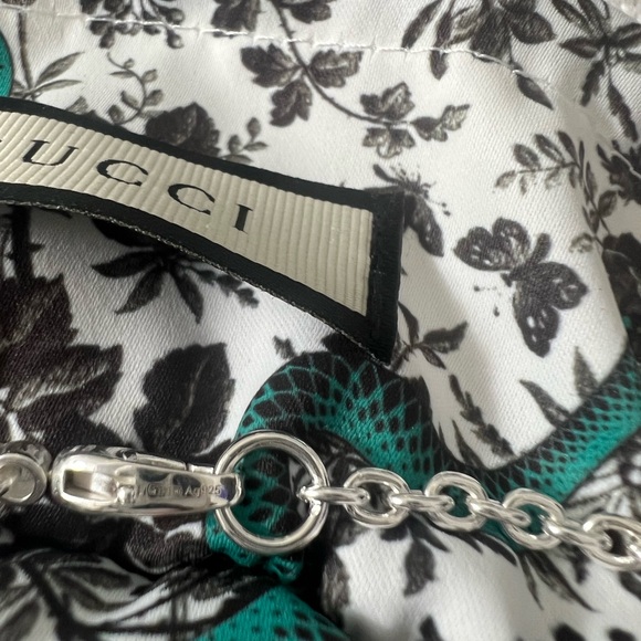 Authentic Gucci Double GG Sterling Silver Necklace! New, with original box! - Picture 2 of 5